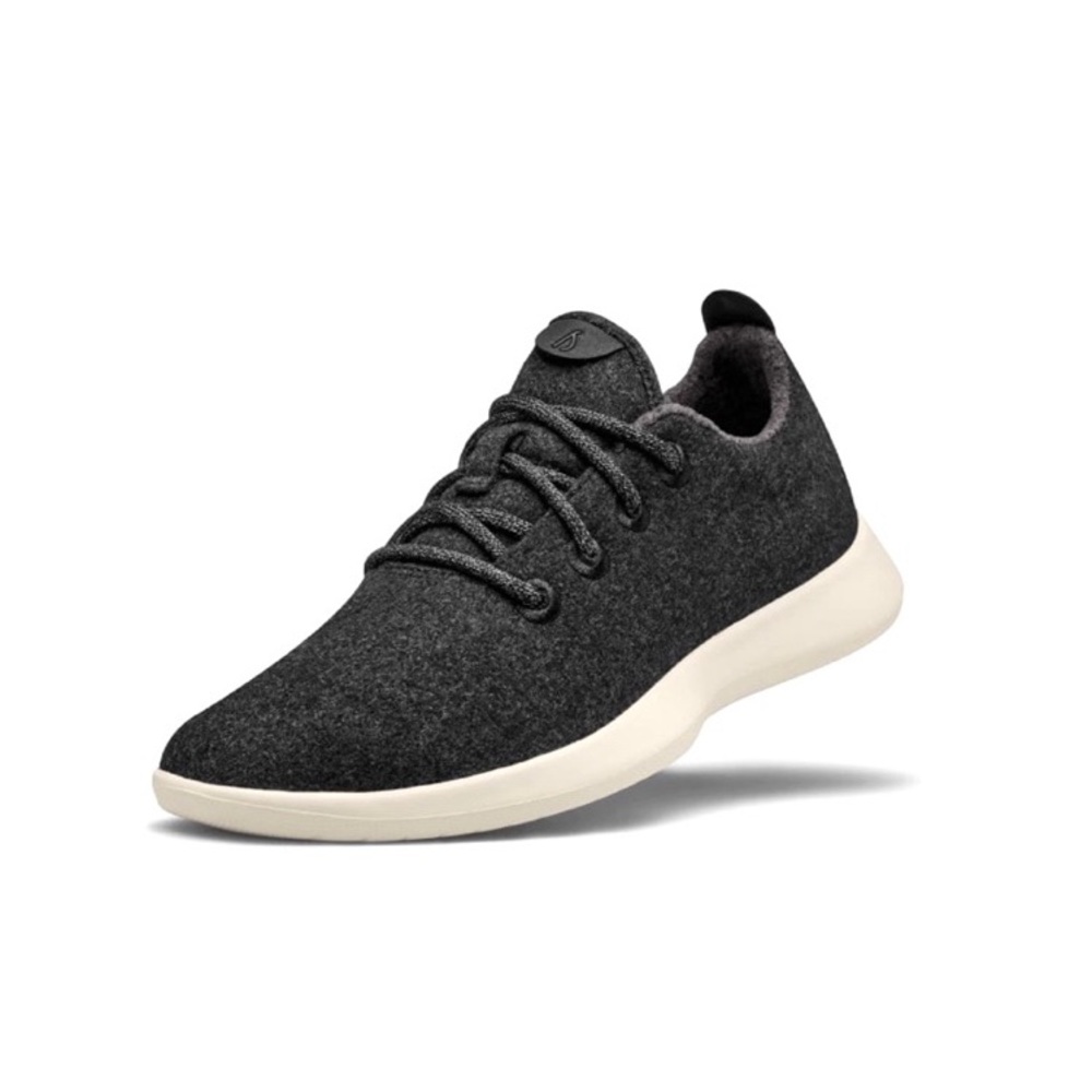ALLBIRDS Mens Charcoal Grey Wool Runners